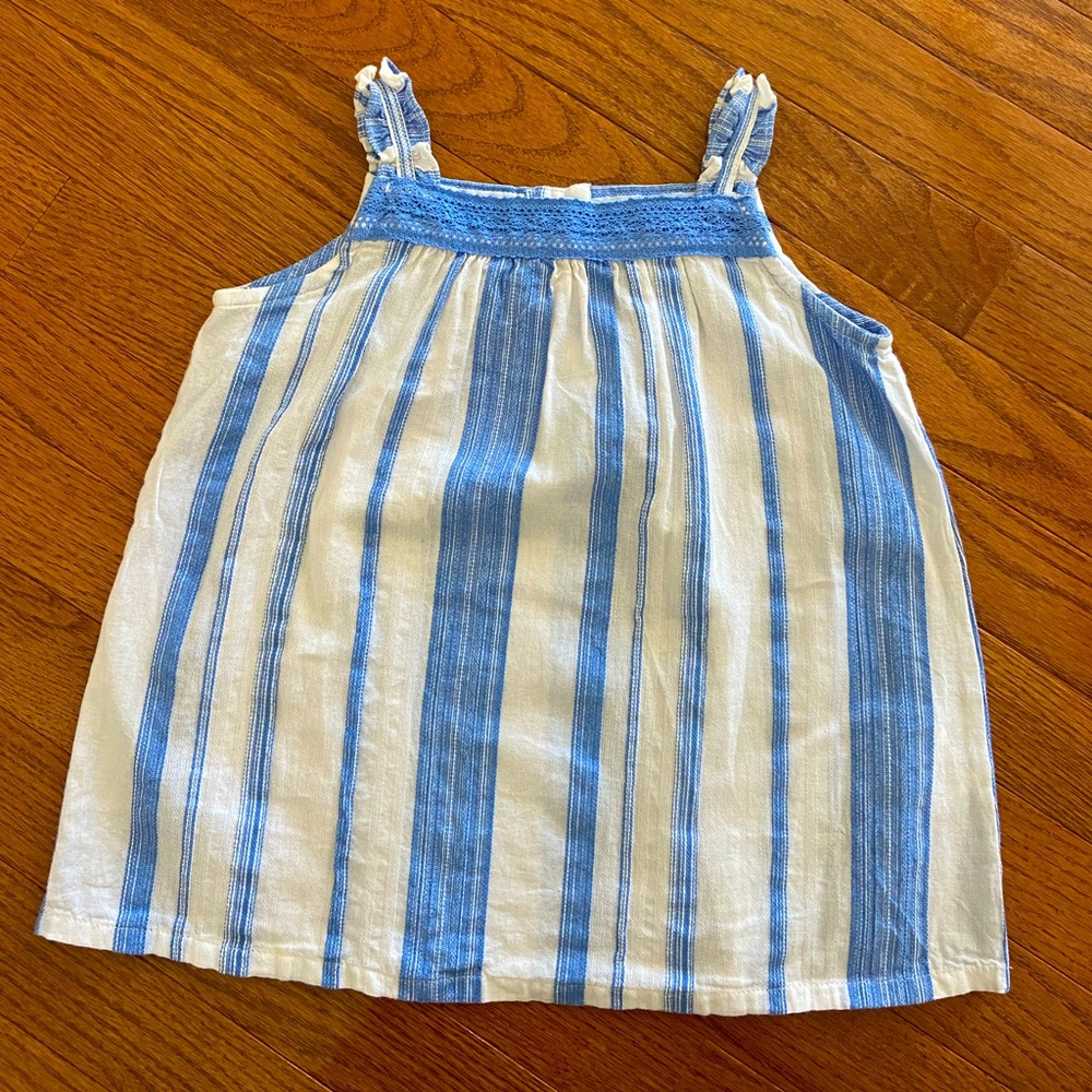 🇪🇸Spanish brand Neck & Neck girls sleeveless top size 6/7.